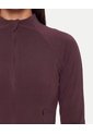Buzo Cuello Alto Training Ajustado  Para Mujer Café Atmos de Atmos