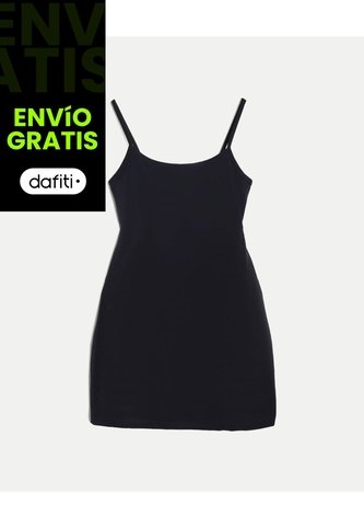 Vestido Con Abertura Posterior Para Mujer  Deportiva  Color Negro Marca Atmos Atmos