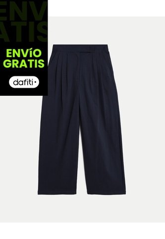 Pantalón Amplio Sartorial Alotech Para Mujer  Deportiva  Color Azul Marca Atmos Atmos