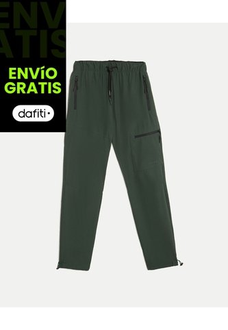 Pantalón Outdoor Básico  Para Hombre Verde Atmos Atmos