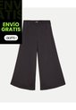 Pantalón Amplio Microconfort Fluido Para Mujer  Deportiva  Color Negro Marca Atmos de Atmos