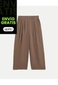 Pantalón Amplio Sartorial Alotech Para Mujer  Deportiva  Color Beige Marca Atmos de Atmos