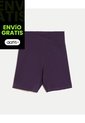 Short Pretina Cruzada Aerius Skin 15 Cm Para Mujer  Deportiva  Color Morado Marca Atmos de Atmos