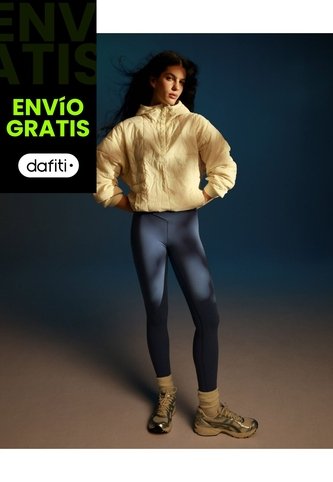 Leggins Cross Aerius Skin Fit  Para Mujer Azul Atmos Atmos