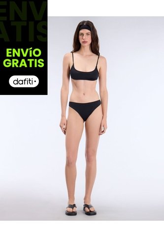 Panty Bikini Deportivo  Para Mujer Negro Atmos Atmos