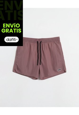 Pantaloneta De Baño Con Cordón  Para Hombre Lila Atmos Atmos