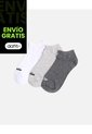 Pack X3 Medias Tobilleras X3 Para Mujer Gris Atmos de Atmos