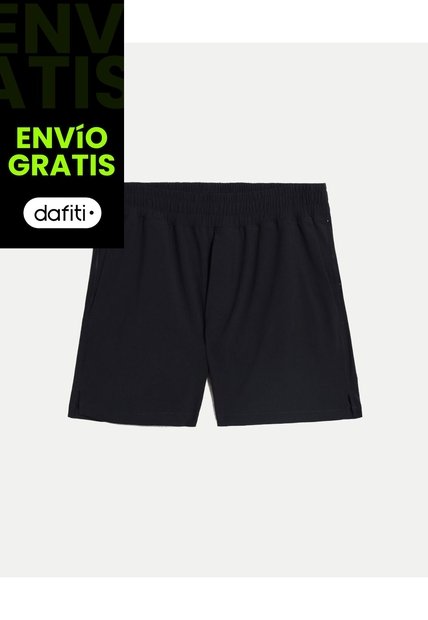 Bermuda  Para Hombre Biker Interno Corto Color Negro Marca Atmos #32100168