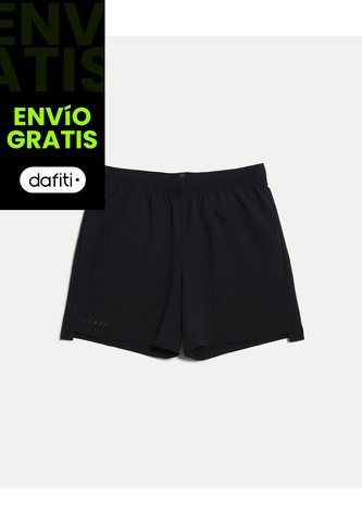 Bermuda  Para Hombre Deportiva Medio Color Negro Marca Atmos #32100182 Atmos