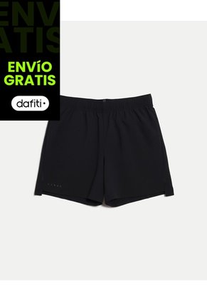 Bermuda Para Hombre Deportiva Medio Color Negro Marca Atmos #32100182