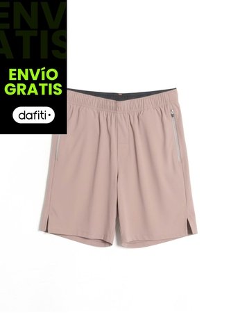 Bermuda  Para Hombre Deportiva Largo Color Café Marca Atmos #32100157 Atmos