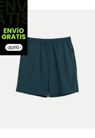 Bermuda  Para Hombre Deportiva Largo Color Verde Marca Atmos #32100178 Atmos
