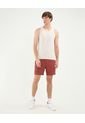 Bermuda Para Hombre Deportiva Largo Color Terracota Marca Atmos #32100070 de Atmos