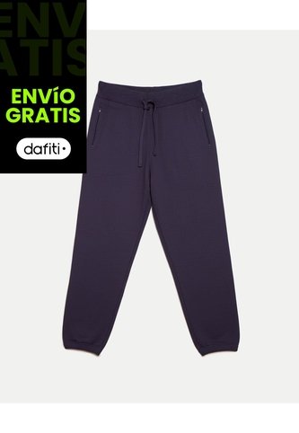 Pantalón Jogger Tejido  Para Hombre Azul Atmos Atmos