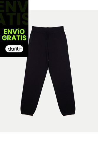 Pantalón Jogger Tejido  Para Hombre Negro Atmos Atmos