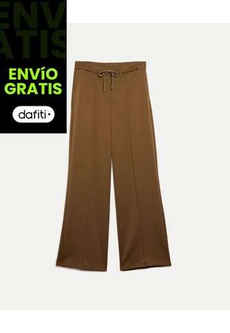 Pantalón Plush Con Venas Texturizadas Para Mujer  Deportiva  Color Verde Marca Atmos Atmos