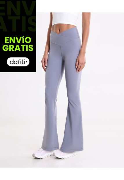 Leggings Flare Aerius Skin  Para Mujer Lila Atmos
