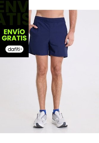 Short Training Medio Con Biker Aeroflow  Para Hombre Azul Atmos Atmos