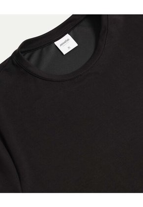 Camiseta Para Hombre Manga Corta Cuello Redondo Color Negro Marca Atmos #32090280