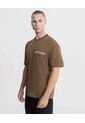 Camiseta Para Hombre Manga Corta Cuello Redondo Color Café Marca Atmos #32090289 de Atmos