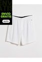 Bermuda  Para Hombre Deportiva Largo Color Blanco Marca Atmos #32100156 de Atmos