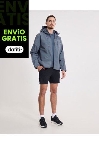 Bermuda  Para Hombre Deportiva Corto Color Negro Marca Atmos #32100121 Atmos