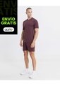 Bermuda  Para Hombre Deportiva Medio Color Vino Marca Atmos #32100163 de Atmos