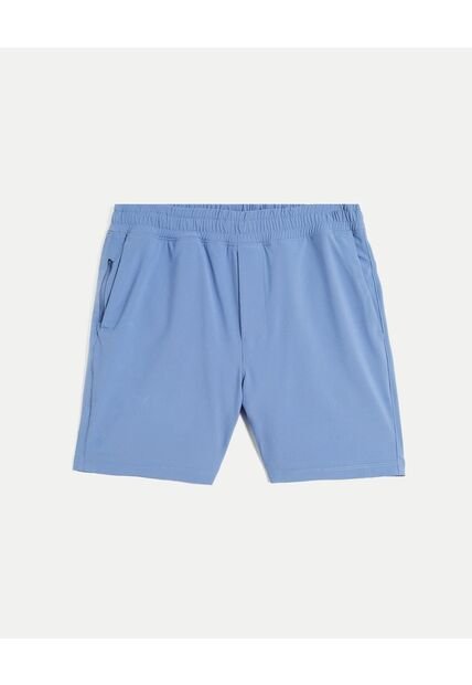 Bermuda Para Hombre Deportiva Largo Color Azul Marca Atmos #32100108