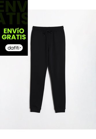 Jogger Básico  Para Hombre Negro Atmos Atmos