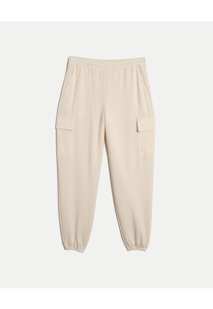 Pantalón Para Mujer Jogger Cargo Color Crema Marca Atmos #31070090