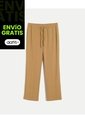 Pantalón Bota Recta Smartech Training  Para Hombre Camel Atmos de Atmos