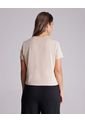 Camiseta Para Mujer Manga Corta Color Beige Marca Atmos #31090139 de Atmos