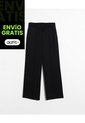 Pantalón Plush Con Venas Texturizadas Para Mujer  Deportiva  Color Negro Marca Atmos de Atmos