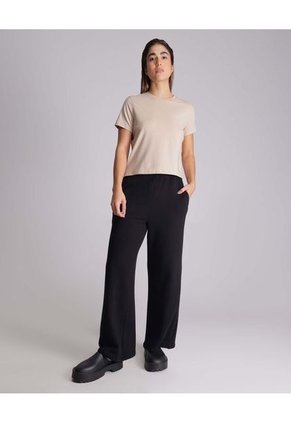 Camiseta Para Mujer Manga Corta Color Beige Marca Atmos #31090139