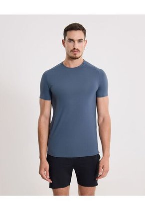 Camiseta Para Hombre Manga Corta Cuello Redondo Color Gris Marca Atmos #32090242