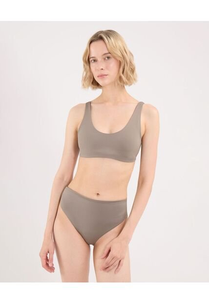 Panty Para Mujer Clasico Color Café Marca Atmos #31800092