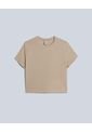 Camiseta Para Mujer Manga Corta Color Beige Marca Atmos #31090139 de Atmos