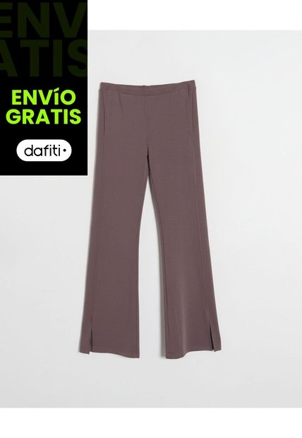 Pantalón Flare Plush De Movimiento Para Mujer  Deportiva  Color Morado Marca Atmos