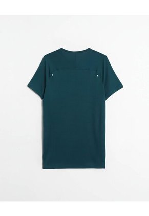 Camiseta Para Hombre Manga Corta Cuello Redondo Color Esmeralda Marca Atmos #32090299