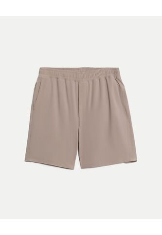 Bermuda  Para Hombre Deportiva Largo Color Beige Marca Atmos #32100140 Atmos