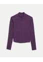 Buzo  Para Mujer Cuello Alto O Cuello Tortuga Color Uva Marca Atmos #31060095 de Atmos
