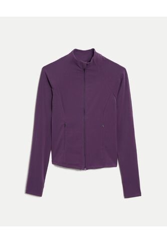 Buzo  Para Mujer Cuello Alto O Cuello Tortuga Color Uva Marca Atmos #31060095 Atmos