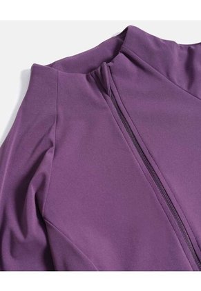 Buzo  Para Mujer Cuello Alto O Cuello Tortuga Color Uva Marca Atmos #31060095