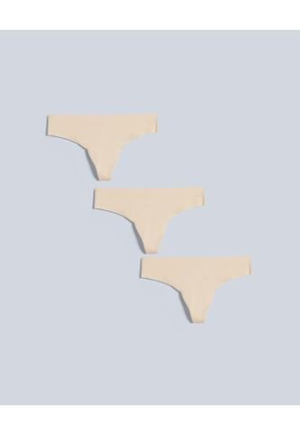 Panty Para Mujer Tanga Color Beige Marca Atmos #31800073 Atmos