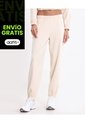 Jogger Plush Suave Relajado Para Mujer  Deportiva  Color Beige Marca Atmos de Atmos