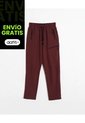 Pantalón Outdoor Básico Para Mujer  Deportiva  Color Vino Marca Atmos de Atmos
