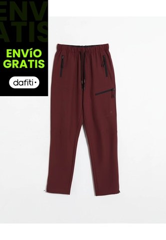 Pantalón Outdoor Básico Para Mujer  Deportiva  Color Vino Marca Atmos Atmos
