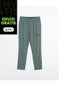 Pantalón Deportivo Atmara Con Cremallera  Para Hombre Verde Atmos de Atmos