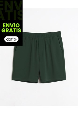 Bermuda  Para Hombre Deportiva Largo Color Verde Marca Atmos #32100154 Atmos