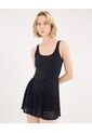 Vestido Aerius Skin Para Mujer  Deportiva  Color Negro Marca Atmos de Atmos